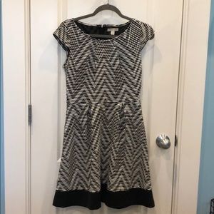 Black and white dress